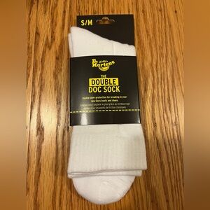 1 pair Dr. Martens The Double Doc Soc S/M White